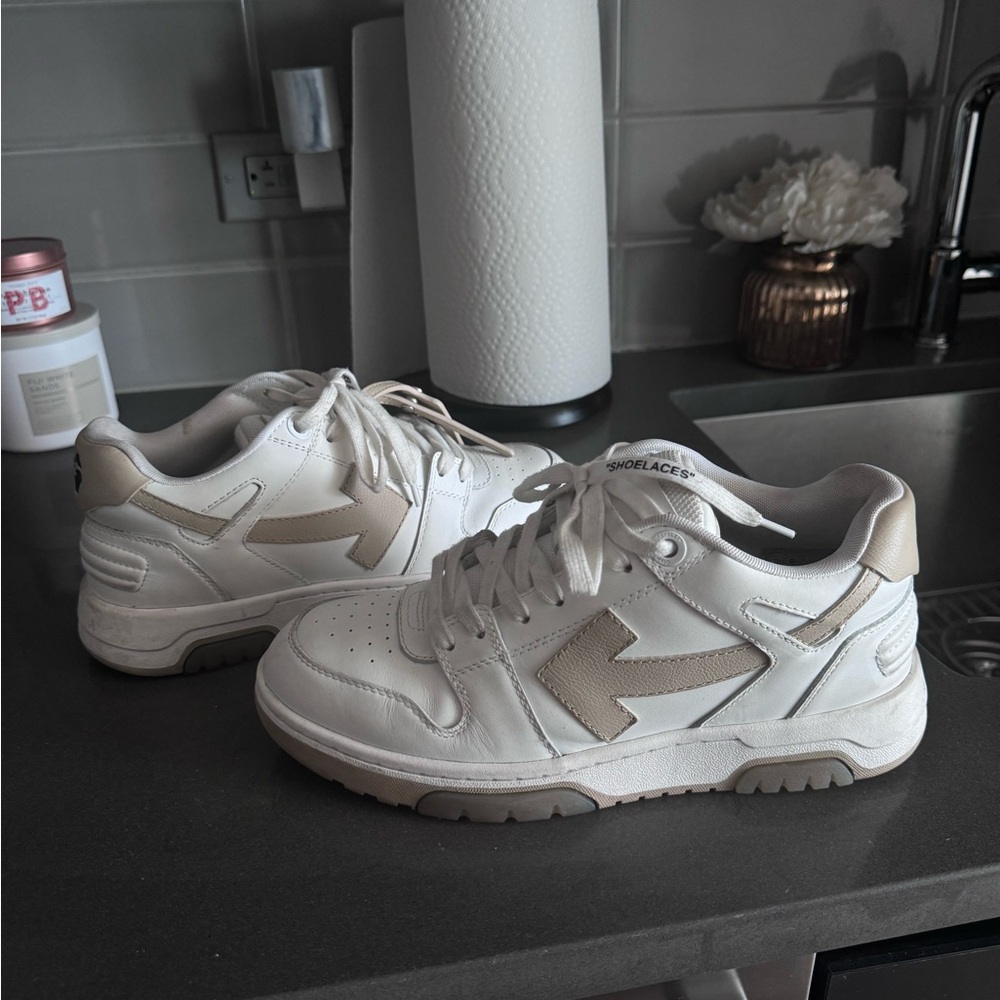 Off white sneakers